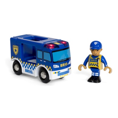 BRIO® WORLD Polizeiwagen mit Licht und Sound 33825 von BRIO