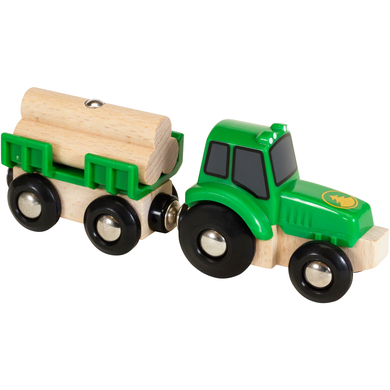 BRIO® WORLD Traktor mit Holz-Anhänger 33799 von BRIO