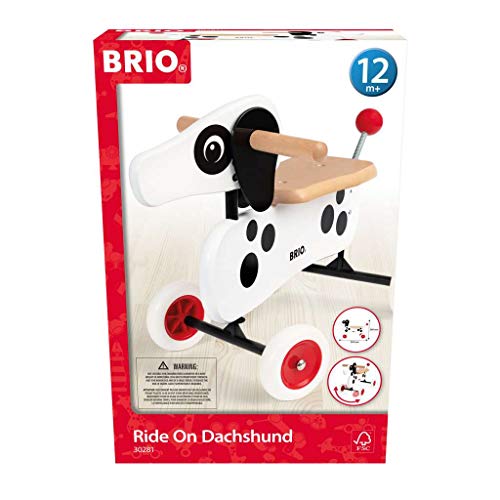 BRIO 30281 Dackel-Rutscher - Aufsitz-Spielzeug empfohlen ab 12 Monaten BRIO 30281 Dackel-Rutscher - Aufsitz-Spielzeug empfohlen ab 12 Monaten von Ravensburger
