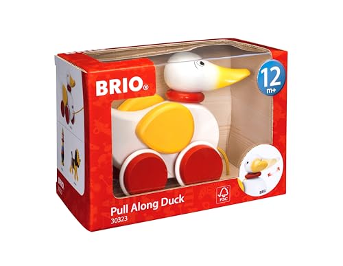 BRIO 30323001 - Nachziehente, weiß von BRIO