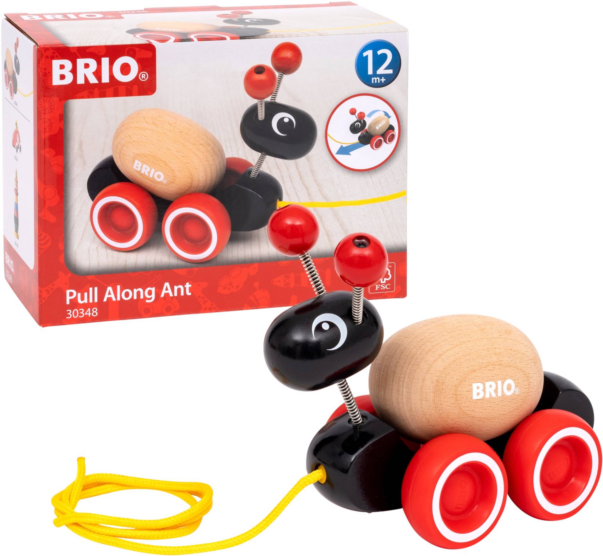 BRIO 30348 Nachzieh-Ameise, Babyspielzeug BRIO 30348 Nachzieh-Ameise, Babyspielzeug von BRIO