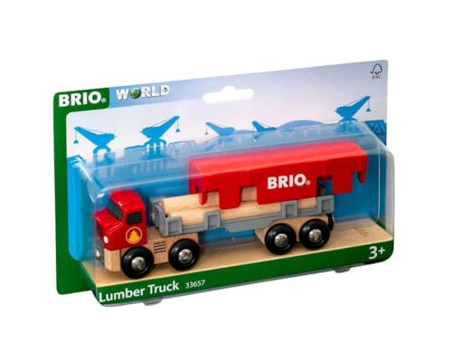 BRIO 33657 - Holztransporter mit Magnetladung von BRIO