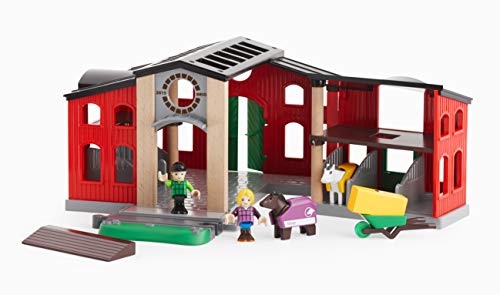 BRIO 33791 - Großer Pferdestall mit Zubehör, Bauernhof Tiere BRIO 33791 - Großer Pferdestall mit Zubehör, Bauernhof Tiere von BRIO