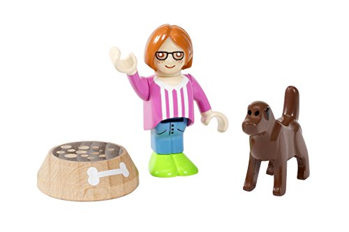 BRIO 33952 - Village Kind mit Hund, bunt von BRIO