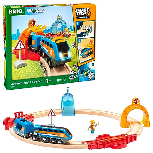 BRIO World 33974 - Smart Tech Sound Action Tunnel Starterset von BRIO