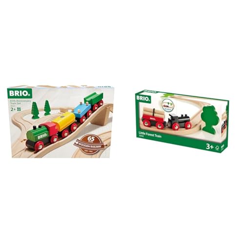 BRIO 63603600 BRIO 65 Jahre Holzeisenbahn Jubiläums-Zugset & Bahn 33042 - Bahn Starterset BRIO 63603600 BRIO 65 Jahre Holzeisenbahn Jubiläums-Zugset & Bahn 33042 - Bahn Starterset von BRIO