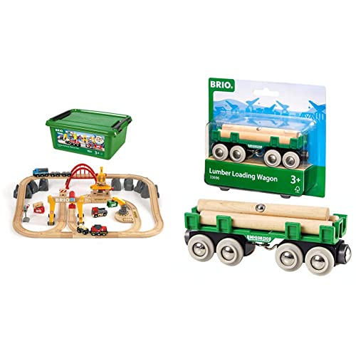 BRIO Bahn 33097 - Frachten Set Deluxe & Bahn 33696 - Langholzwagen BRIO Bahn 33097 - Frachten Set Deluxe & Bahn 33696 - Langholzwagen von BRIO