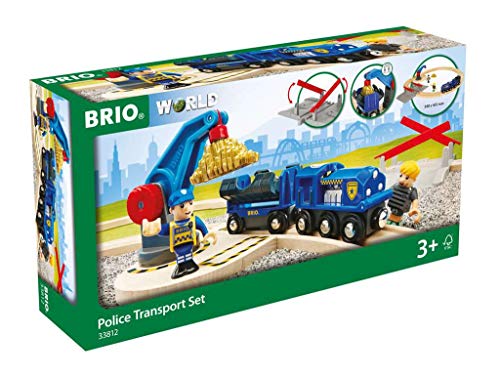BRIO Bahn 33812 - Polizei Goldtransport-Set von BRIO