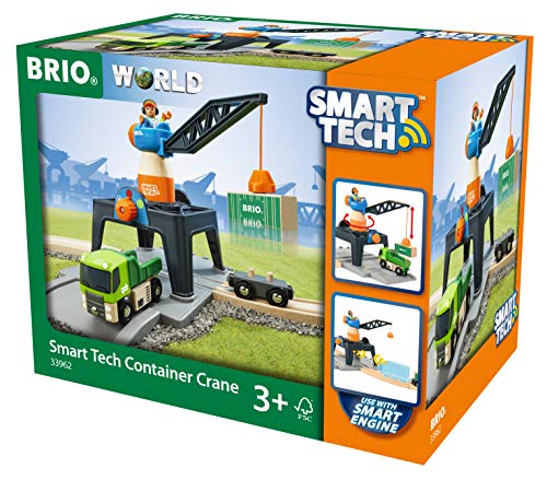 BRIO Bahn 33962 - Smart Tech Große Container-Verladestation von BRIO