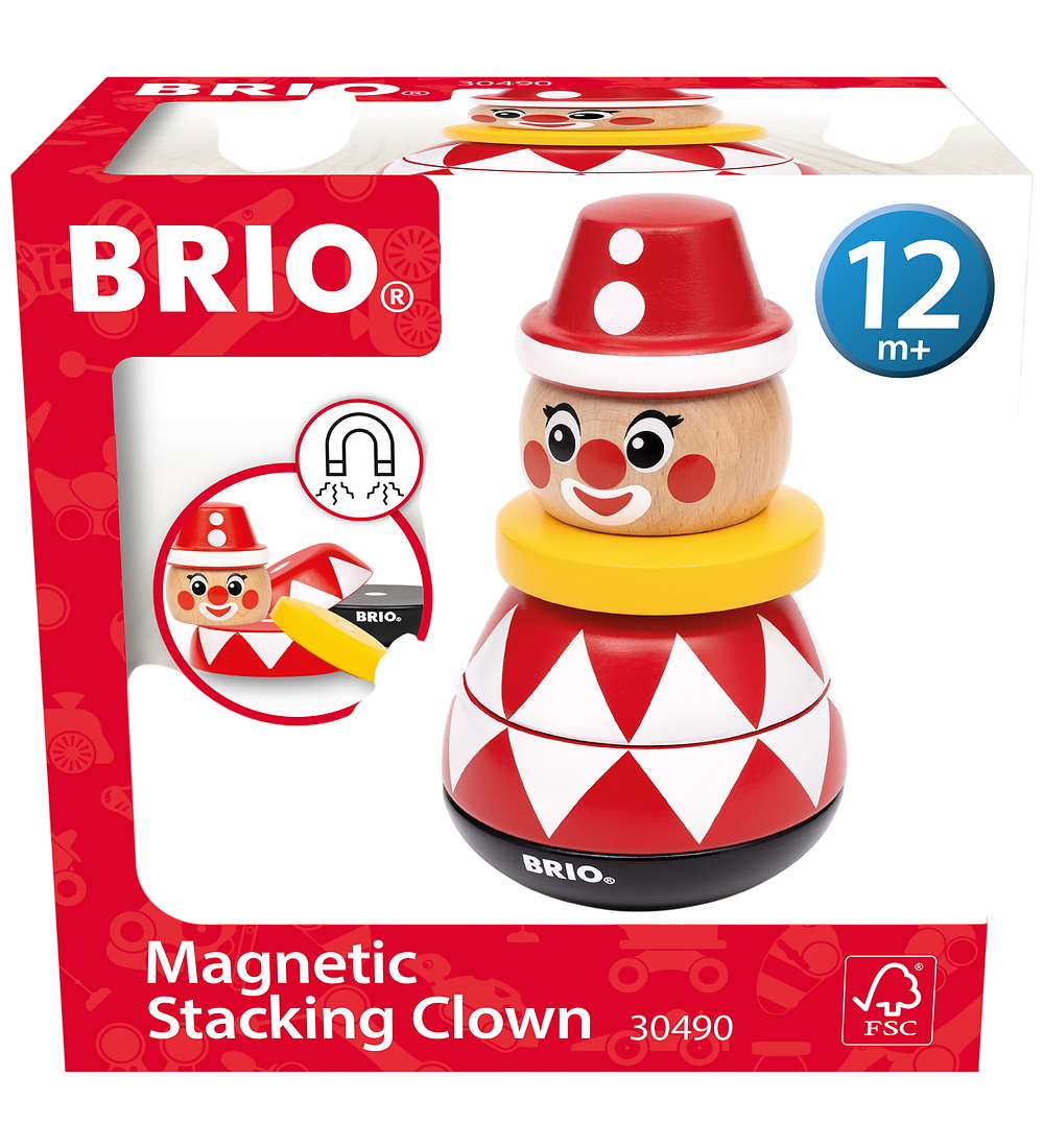 BRIO Bauklötze - Magnetisch - Clown - 5 Teile - BRIO - One Size - Bauklötze BRIO Bauklötze - Magnetisch - Clown - 5 Teile - BRIO - One Size - Bauklötze von BRIO