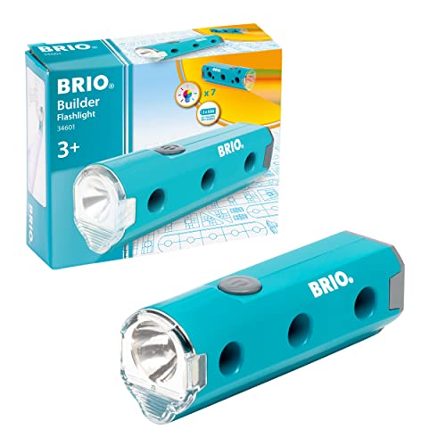 BRIO Builder - 34601 Taschenlampe - Entwicklungsförderndes Rollenspiel- & Konstruktionsspielzeug für Kinder ab 3 Jahren von BRIO