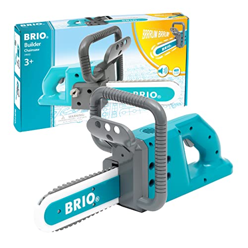 BRIO Builder 34602 - Kettensäge - Entwicklungsförderndes Rollenspiel- & Konstruktionsspielzeug für Kinder ab 3 Jahren von BRIO