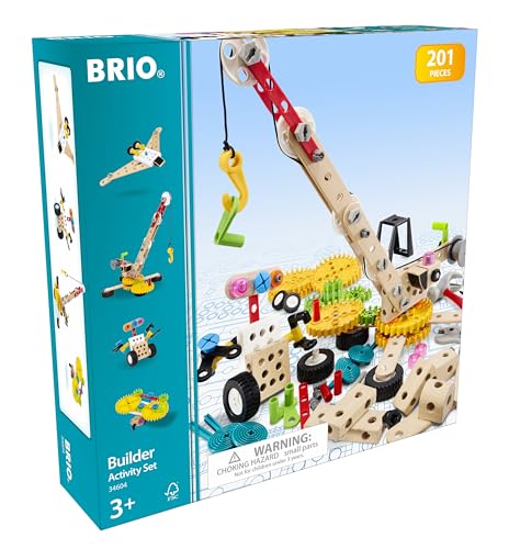 BRIO Builder – 34604 Builder Kindergartenset | Entwicklungsförderndes Rollenspiel- & Konstruktionsspielzeug für Kinder ab 3 Jahren von BRIO
