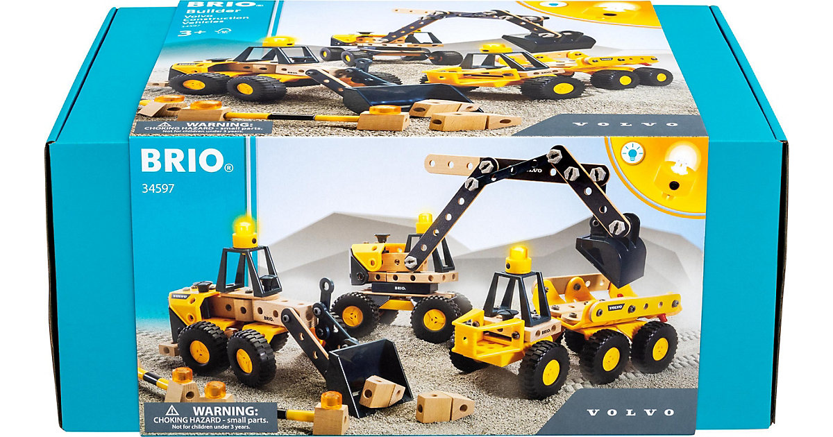 BRIO Builder Großes Volvo Baufahrzeuge-Set von BRIO