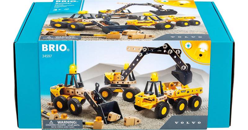 BRIO Builder Großes Volvo Baufahrzeuge-Set von BRIO