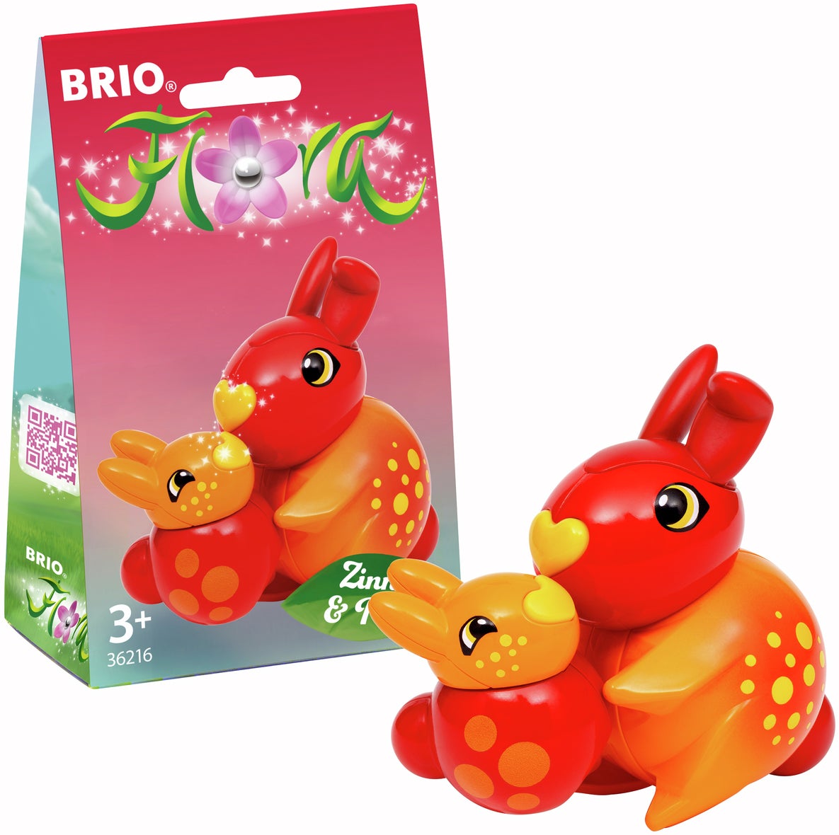 BRIO Flora 36216 Figurenset Zinnia &  Peach von BRIO