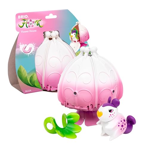 BRIO Flora - 36224 Poppys Blumenhaus | Spielset für endlosen fantasievollen Spielspaß für Mädchen und Jungen ab 3 Jahren von BRIO