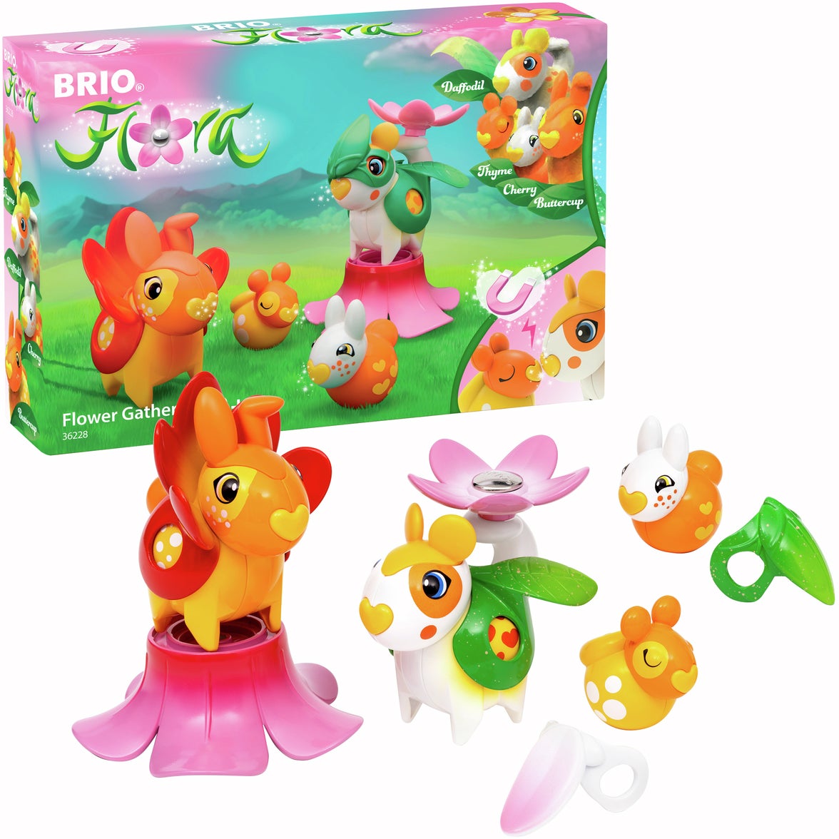 BRIO Flora 36228 Spielset Blumensammler von BRIO