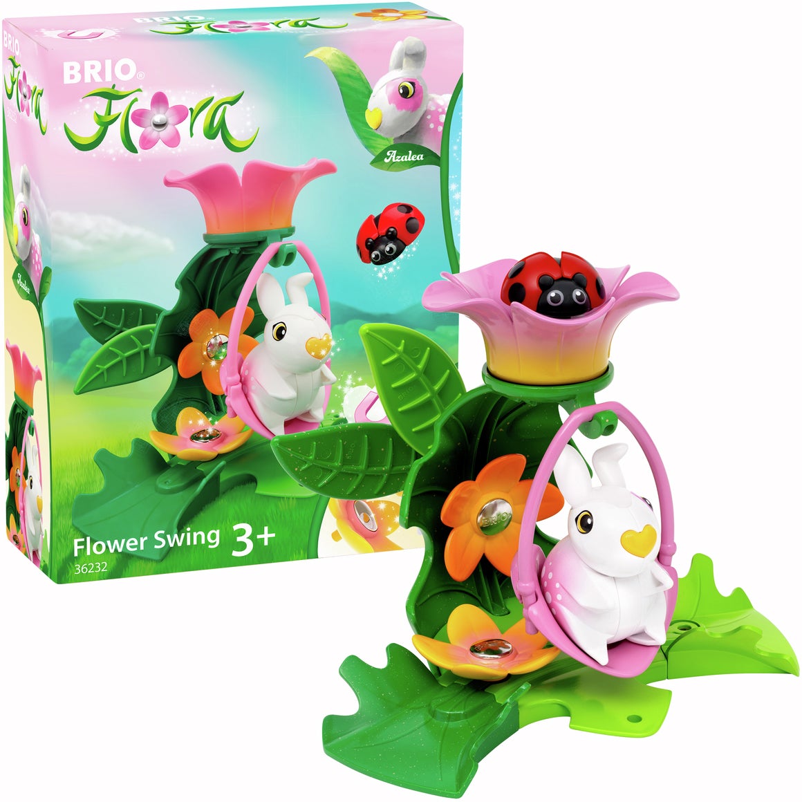 BRIO Flora 36232 Spielset Azalea Blumenschaukel von BRIO