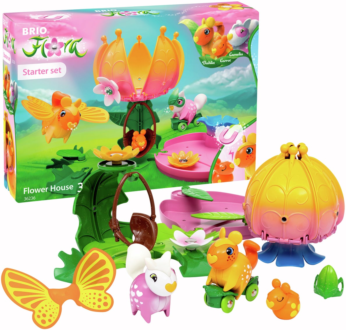 BRIO Flora 36236 Spielset Blumenhaus von BRIO