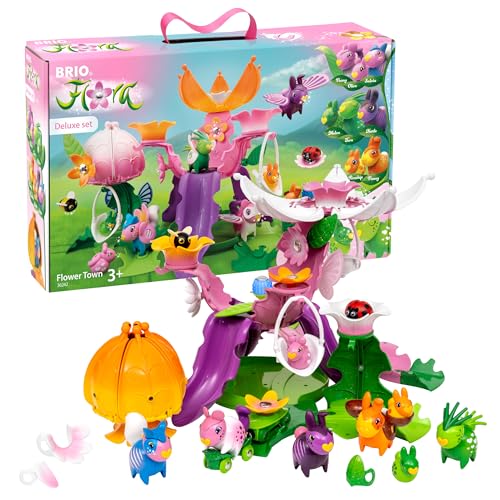BRIO Flora - 36242 Blumenstadt Deluxe Set | Spielset für endlosen fantasievollen Spielspaß für Mädchen und Jungen ab 3 Jahren BRIO Flora - 36242 Blumenstadt Deluxe Set | Spielset für endlosen fantasievollen Spielspaß für Mädchen und Jungen ab 3 Jahren von BRIO