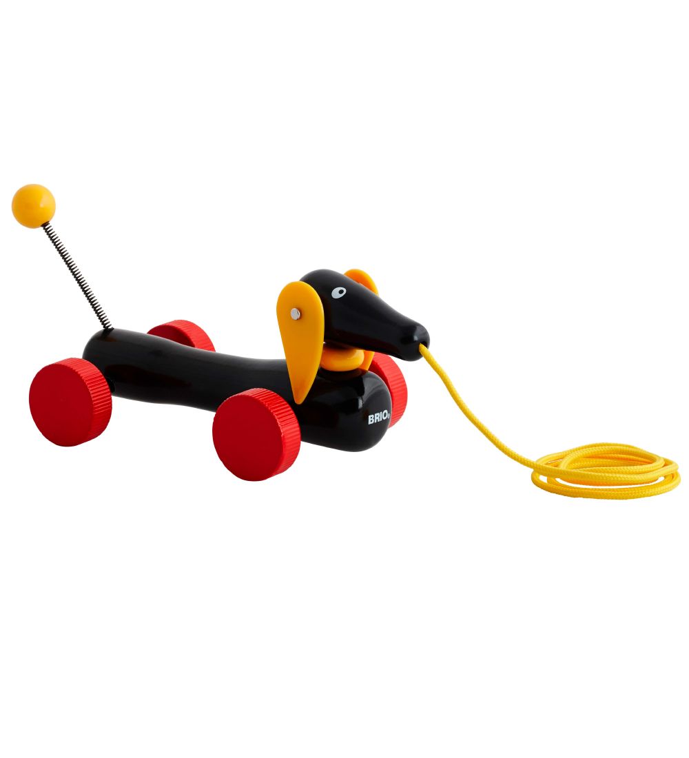 BRIO Kleinkind Ziehspielzeug - Dackel - Dachshund 30332 - BRIO - One Size - Nachziehspielzeug von BRIO