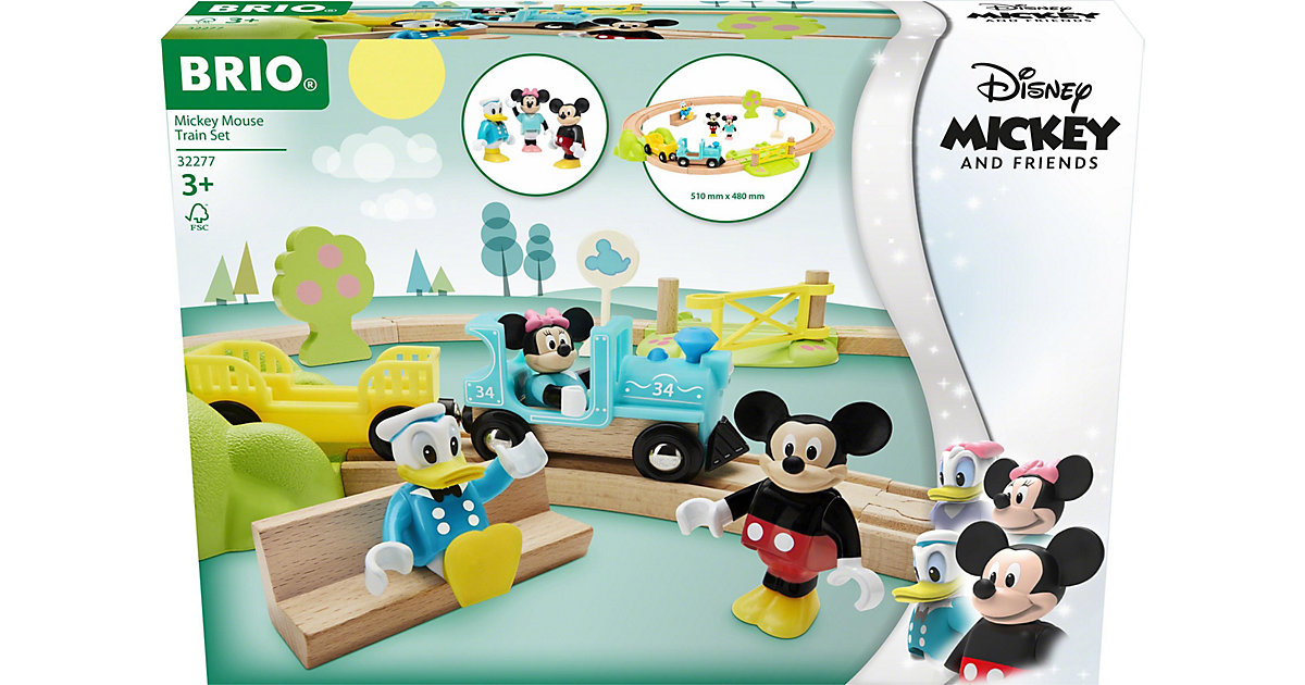 BRIO Micky Maus Eisenbahn-Set von BRIO