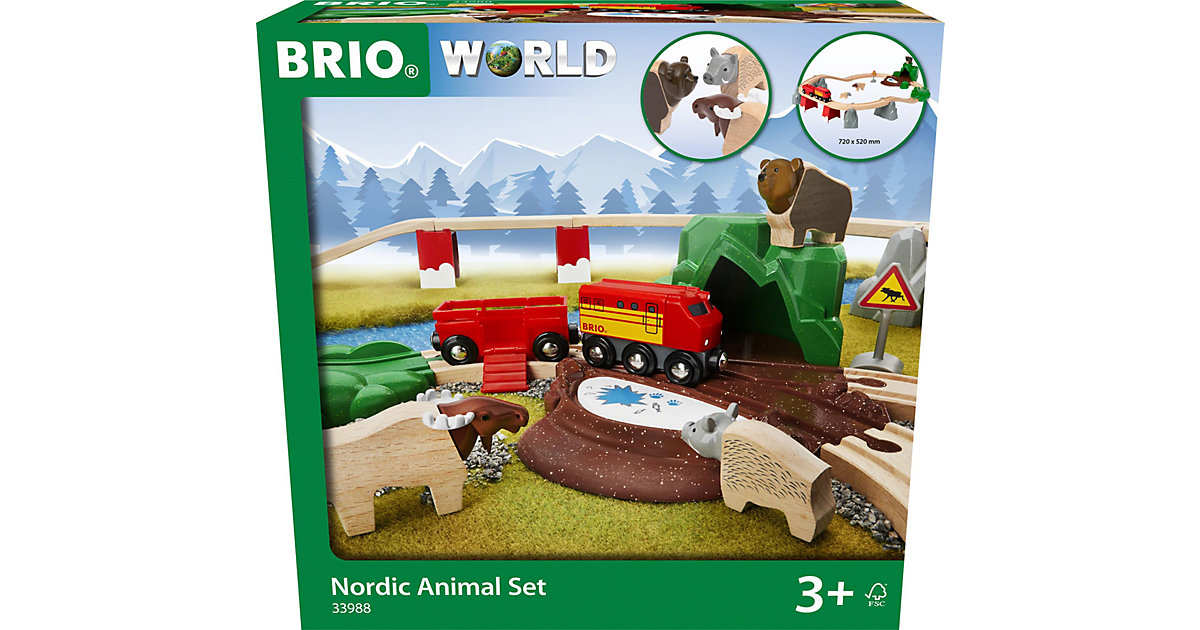 BRIO Nordische Waldtiere Set von BRIO