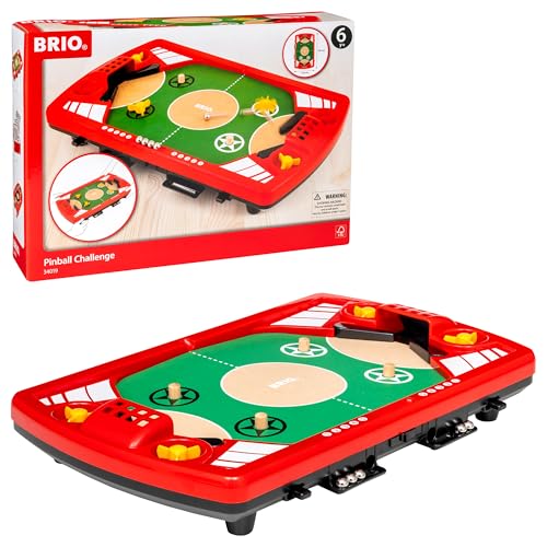 BRIO Spiele 34019 Tischfußball-Flipper - Pinball als Holzspielzeug für Kinder - Kinderspielzeug empfohlen ab 6 Jahren BRIO Spiele 34019 Tischfußball-Flipper - Pinball als Holzspielzeug für Kinder - Kinderspielzeug empfohlen ab 6 Jahren von BRIO