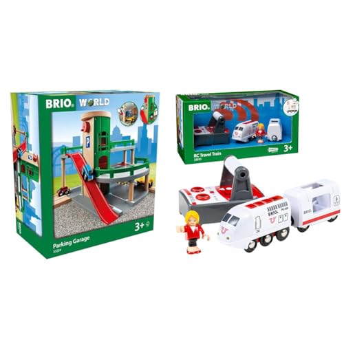 BRIO World 33204 - Parkhaus, Straßen & Schienen - Eisenbahnzubehör Holzeisenbahn & World 33510 IR Express Reisezug - Elektrische Lokomotive mit Fernsteuerung BRIO World 33204 - Parkhaus, Straßen & Schienen - Eisenbahnzubehör Holzeisenbahn & World 33510 IR Express Reisezug - Elektrische Lokomotive mit Fernsteuerung von BRIO