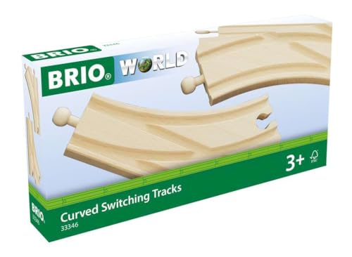 BRIO World 33460 Bogenweichen - Holzschienen Eisenbahn BRIO World 33460 Bogenweichen - Holzschienen Eisenbahn von BRIO