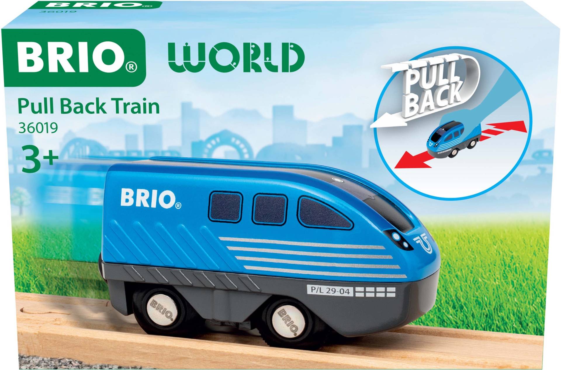 BRIO World 36019 Lok mit Rückziehmotor BRIO World 36019 Lok mit Rückziehmotor von BRIO