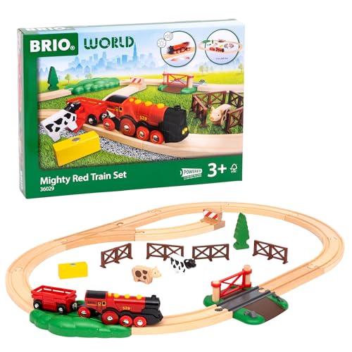 BRIO World - 36029 Rote Lola Bauernhof Zugset - Zugset für Kinder ab 3 Jahren BRIO World - 36029 Rote Lola Bauernhof Zugset - Zugset für Kinder ab 3 Jahren von BRIO