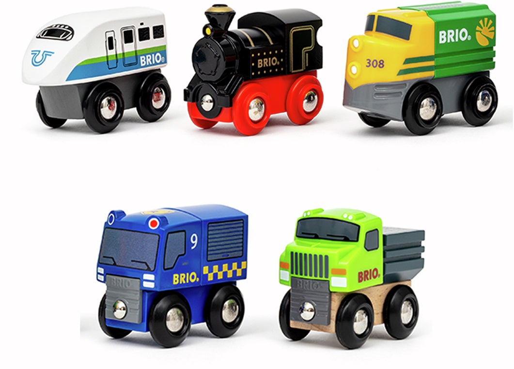 BRIO World 36034 Mini Züge & Fahrzeuge 5er-Pack BRIO World 36034 Mini Züge & Fahrzeuge 5er-Pack von BRIO