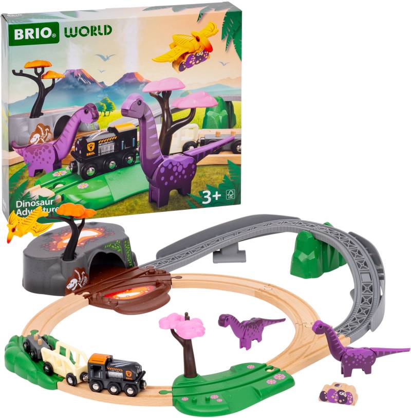 BRIO World 36094 Abenteuerset mit Dinosaurier von BRIO