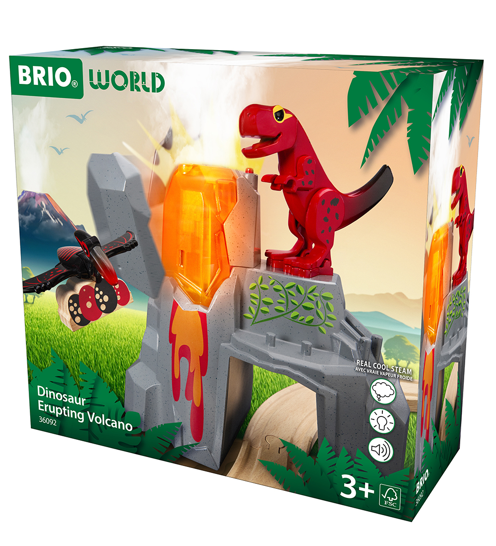 BRIO World Aktiver Vulkan m. Dinosaurier - 36092 - BRIO - One Size - Dinosaurier BRIO World Aktiver Vulkan m. Dinosaurier - 36092 - BRIO - One Size - Dinosaurier von BRIO