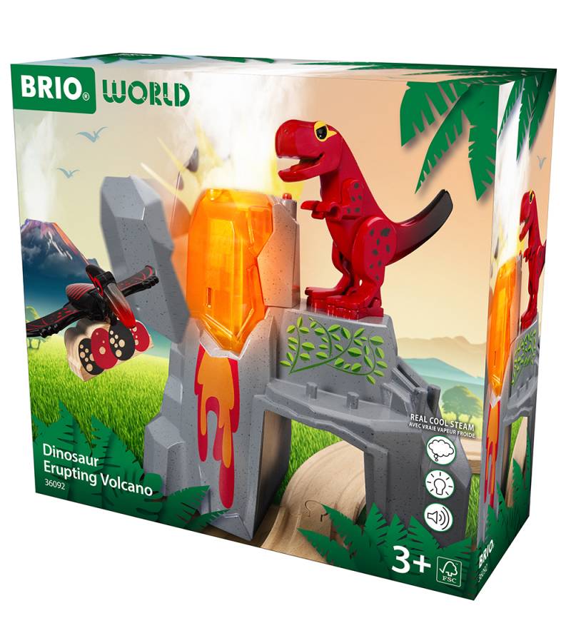 BRIO World Aktiver Vulkan m. Dinosaurier - 36092 - BRIO - One Size - Dinosaurier BRIO World Aktiver Vulkan m. Dinosaurier - 36092 - BRIO - One Size - Dinosaurier von BRIO