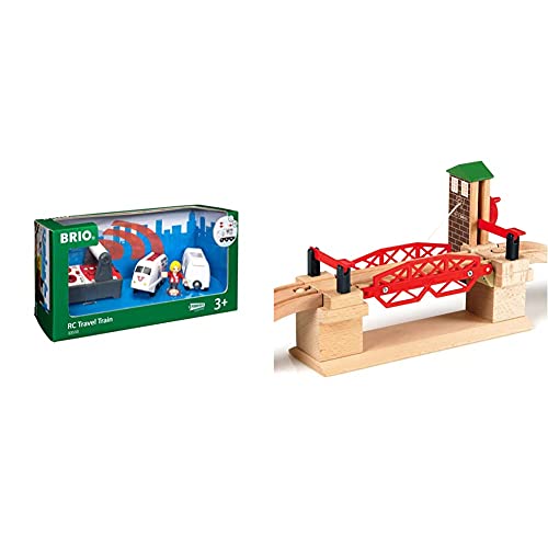 BRIO World IR Express Reisezug – Elektrische Lokomotive mit Fernsteuerung – Zubehör World & World Hebebrücke – Eisenbahnzubehör Holzeisenbahn BRIO World IR Express Reisezug – Elektrische Lokomotive mit Fernsteuerung – Zubehör World & World Hebebrücke – Eisenbahnzubehör Holzeisenbahn von BRIO