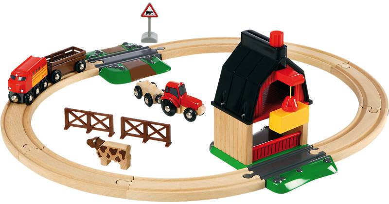 Bahn Bauernhof Set bunt von BRIO