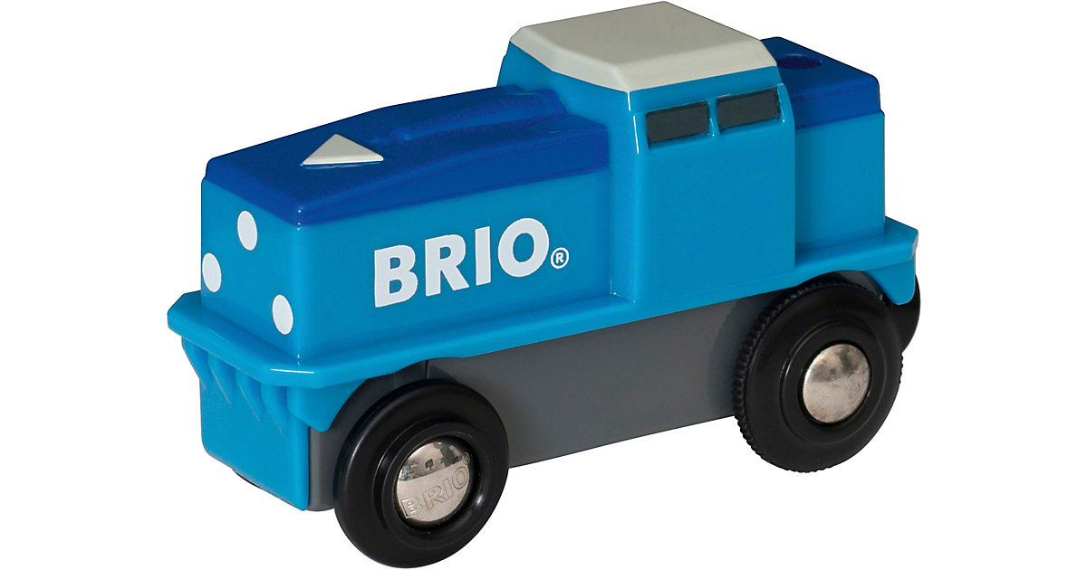 Blaue Batterie Frachtlok von BRIO