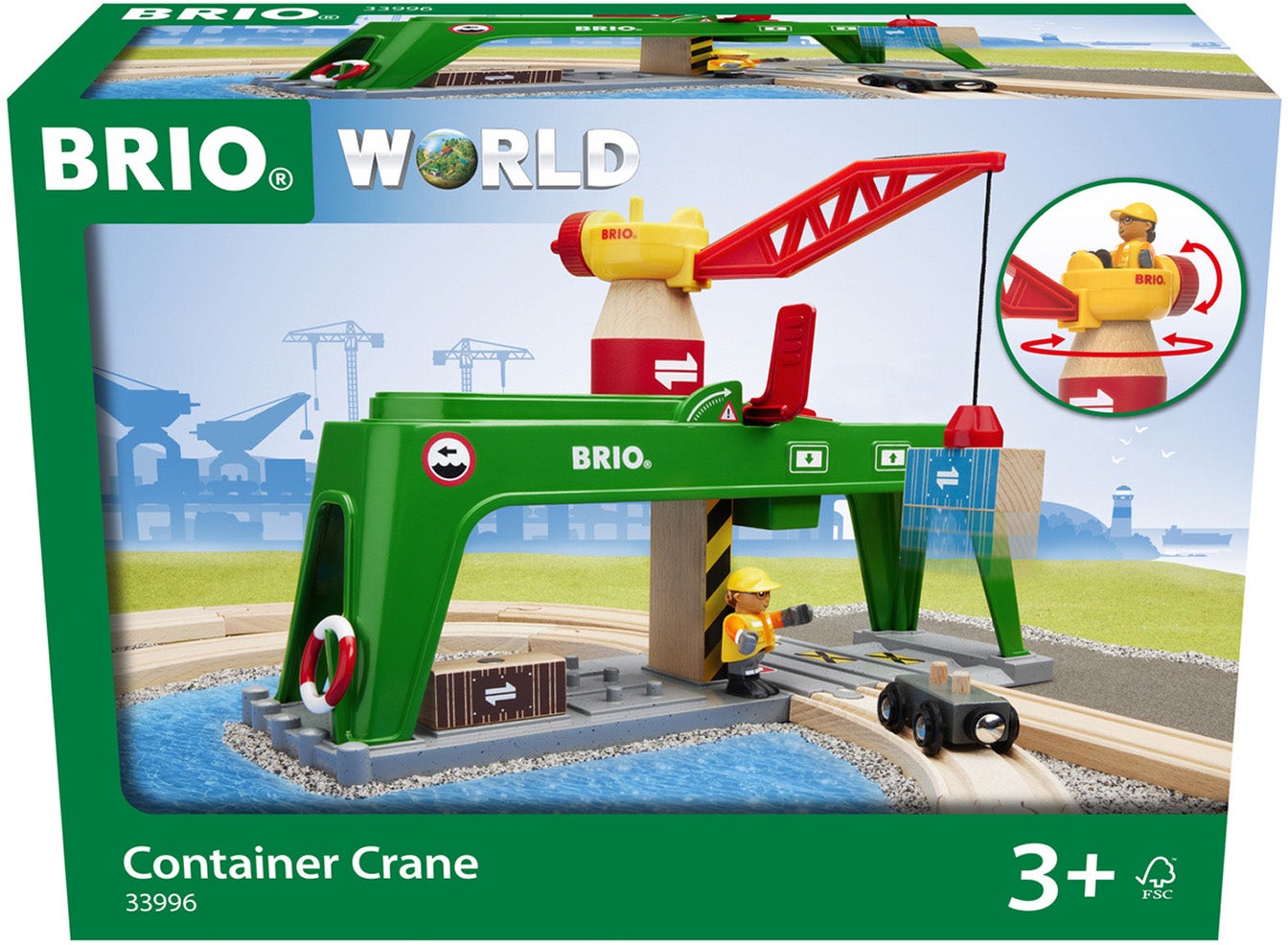 Brio BRIO 33996 Container Kran Eisenbahnzubehör Brio BRIO 33996 Container Kran Eisenbahnzubehör von BRIO