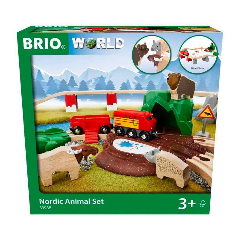 Brio BRIO Nordische Waldtiere Set von BRIO