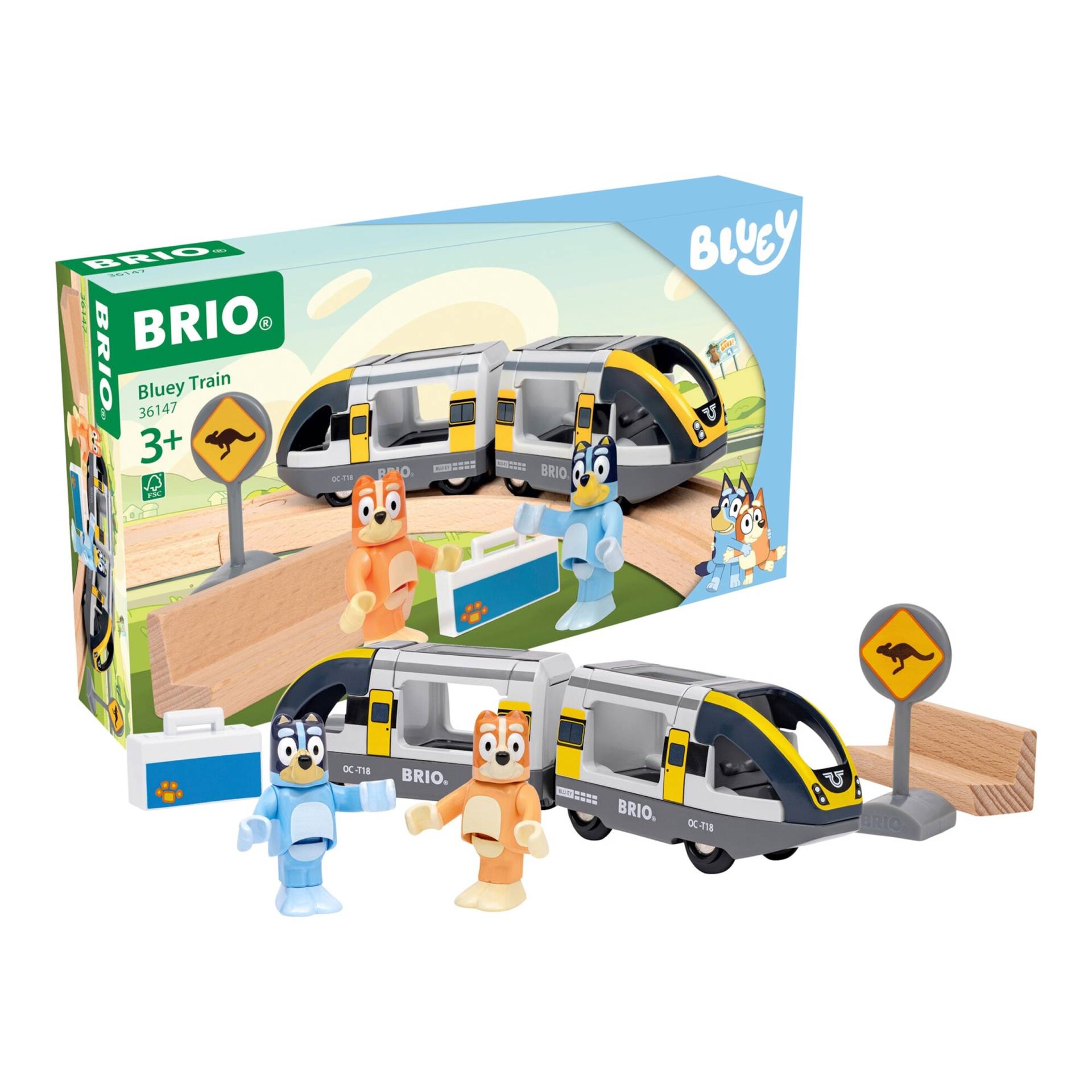 Brio Eisenbahn Bluey Reisezug Brio Eisenbahn Bluey Reisezug von BRIO
