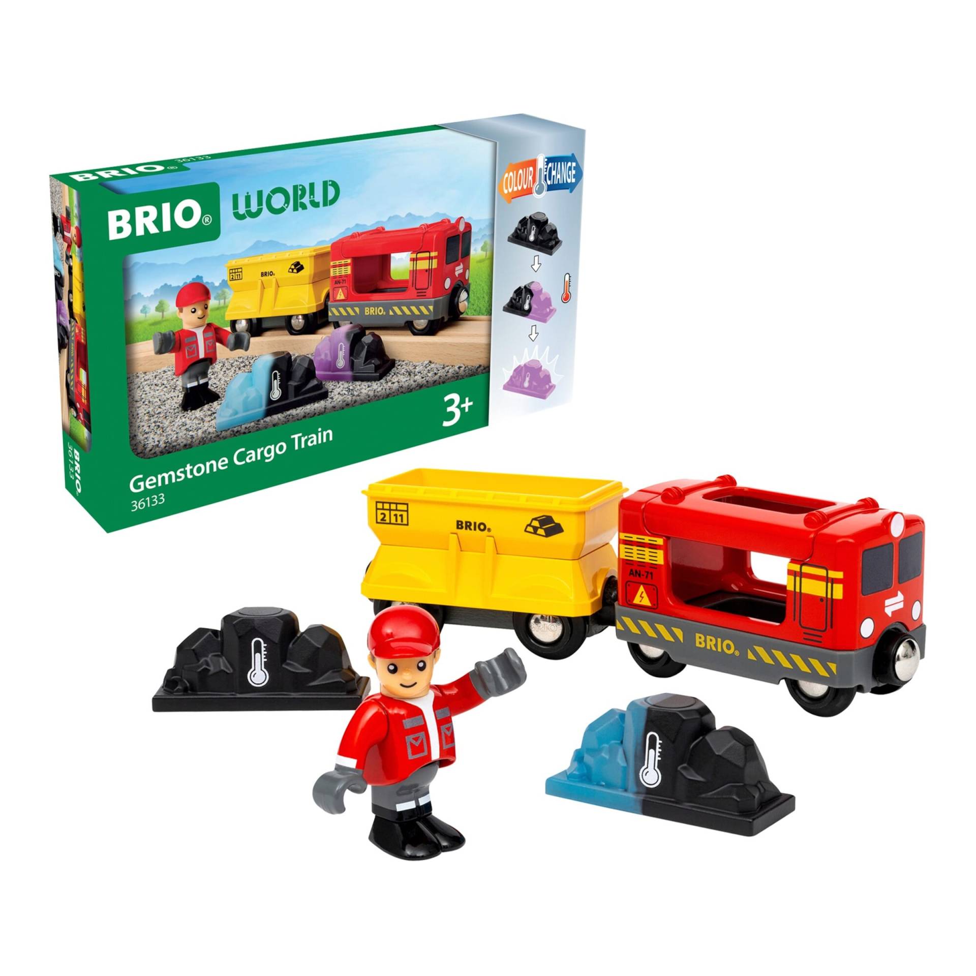 Brio Eisenbahn Güterzug mit Farbwechsel-Zubehör Brio Eisenbahn Güterzug mit Farbwechsel-Zubehör von BRIO