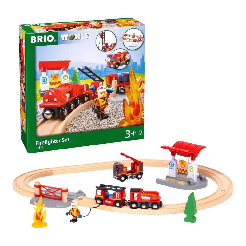 Brio Eisenbahn-Set Bahn Feuerwehr Set Brio Eisenbahn-Set Bahn Feuerwehr Set von BRIO