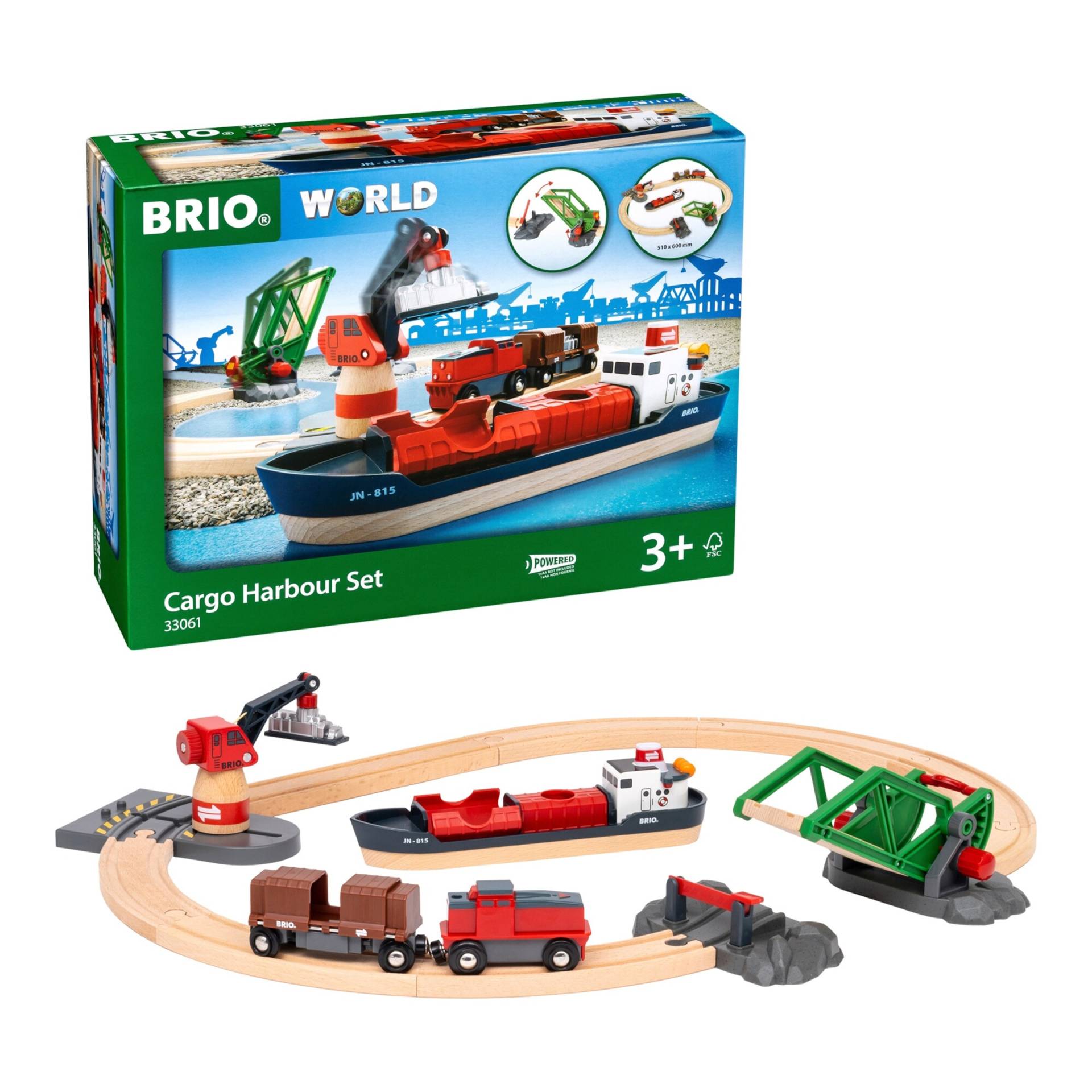 Brio Eisenbahn-Set Container Hafen Set Brio Eisenbahn-Set Container Hafen Set von BRIO