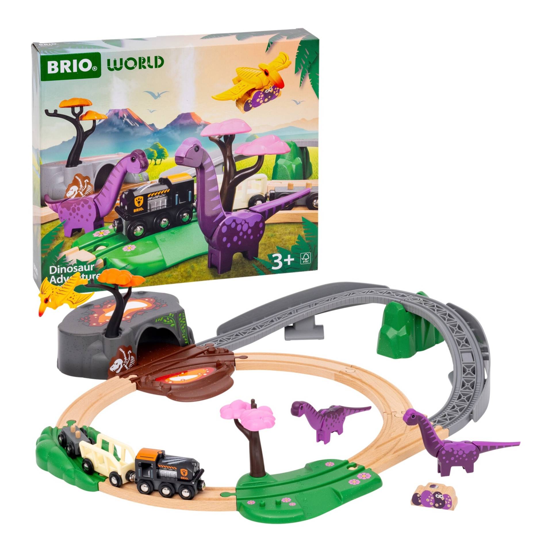 Brio Eisenbahn-Set Dinosaurier Abenteuer-Set Brio Eisenbahn-Set Dinosaurier Abenteuer-Set von BRIO