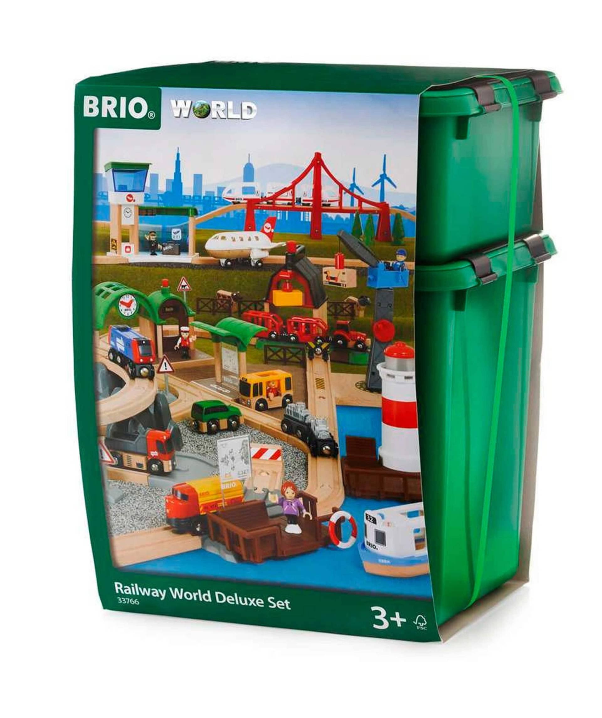 Brio Großes BRIO Premium Set in Kunststoffboxen von BRIO
