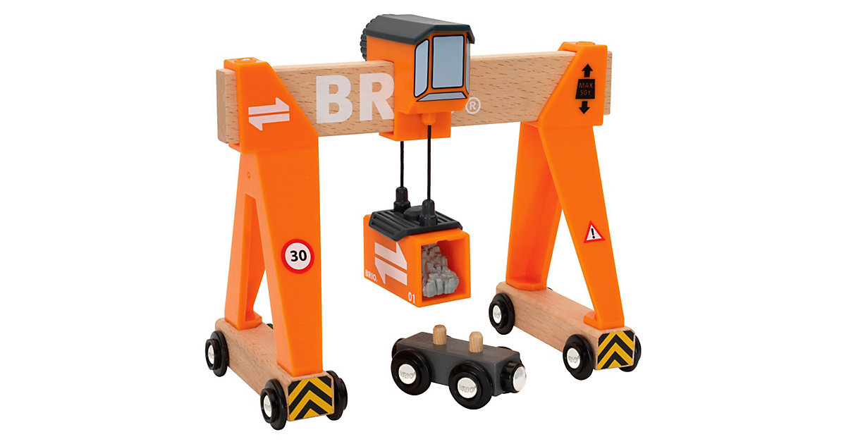 Container-Verladekran mehrfarbig Container-Verladekran mehrfarbig von BRIO