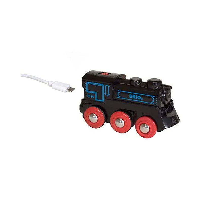Eisenbahn USB-DAMPFLOCK in schwarz von Brio BRIO®
